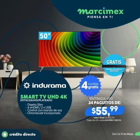 Ofertas de Tecnología y Electrónica en Machala | Ofertas del Mes de Marcimex | 9/5/2022 - 31/5/2022