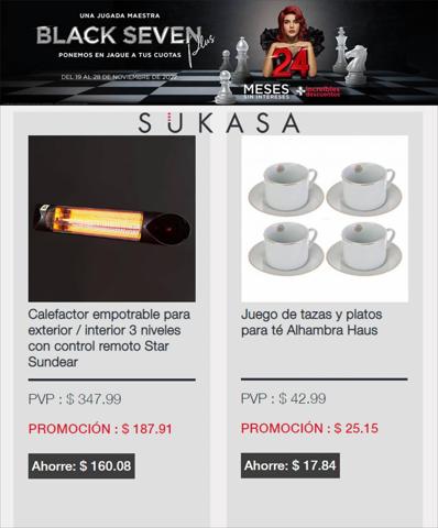 Catálogo Sukasa en Guayaquil | Catálogo Sukasa | 24/11/2022 - 28/11/2022