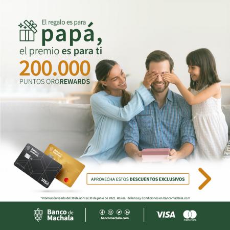 Ofertas de Bancos | Promo Rewards de Banco de Machala | 22/6/2022 - 30/6/2022