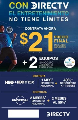 Catálogo DirecTV en Machala | Promociones en DirecTV | 17/6/2022 - 15/7/2022