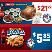 Catálogo Texas Chicken | Texas Chicken Promos Destacadas | 28/9/2023 - 11/10/2023