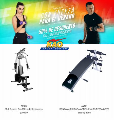 Catálogo Kao Sports Center en Guayaquil | Ofertas en Maquinas para este Verano | 19/5/2022 - 8/6/2022