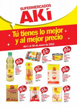 Ofertas de Supermercados en el catálogo de Akí ( 4 días más)