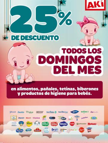 Ofertas de Supermercados en Sangolquí | Promo bebés los Domingos de Akí | 5/5/2022 - 29/5/2022