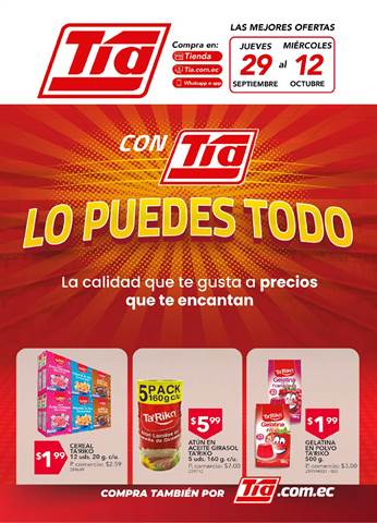 Catálogo Tia | CON TÍA LO PUEDES TODO | 29/9/2022 - 12/10/2022
