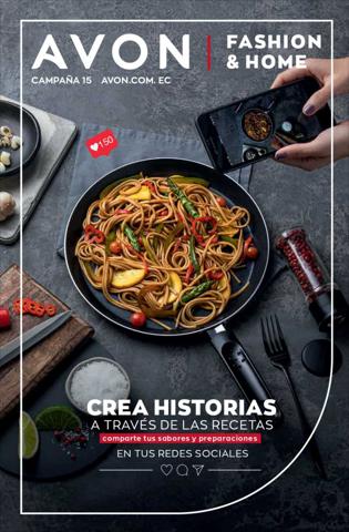 Catálogo AVON en Quito | Crea Historias - Campaña 15 | 28/9/2022 - 15/11/2022