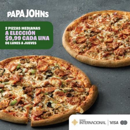 Catálogo Papa John's | Las mejores Promociones | 28/6/2022 - 3/7/2022