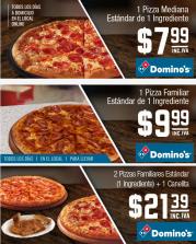 Ofertas de Restaurantes | Domino`s pizza promos destacadas de Domino's Pizza | 28/9/2023 - 10/10/2023