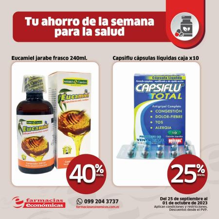 Catálogo Farmacias Económicas en Cuenca | Farm. Econ. tu ahorro de la semana | 25/9/2023 - 1/10/2023