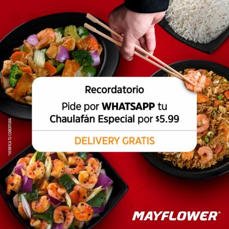 Ofertas de Restaurantes en Guayaquil | Ofertas Delivery de Mayflower | 4/5/2022 - 18/5/2022
