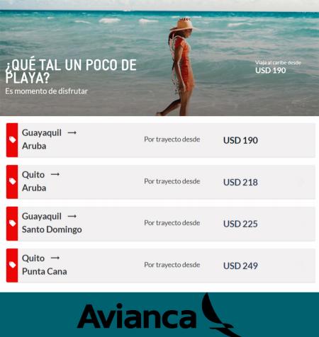 Ofertas de Viajes y Ocio en Cuenca | Promos imperdibles de Avianca | 15/11/2022 - 29/11/2022