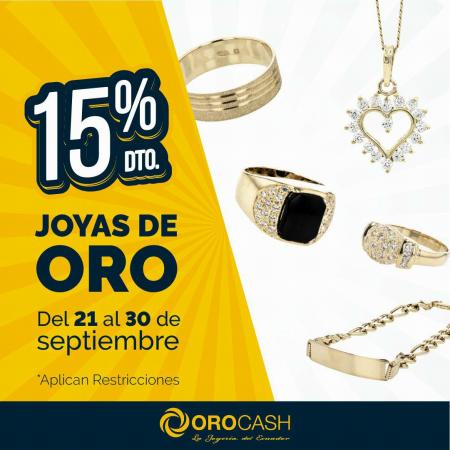 Catálogo OroCash en Cuenca | Oro Cash Ecuador 15% Off seleccionadas | 21/9/2023 - 30/9/2023