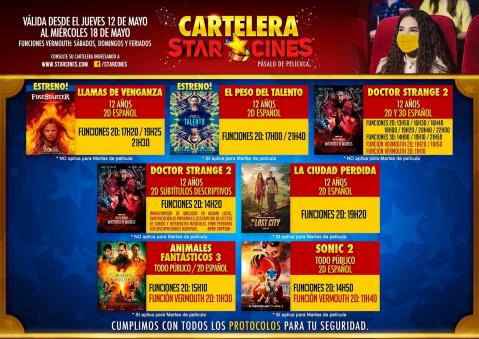 Ofertas de Viajes y Ocio en Cuenca | Los Estrenos Actuales de Star Cines | 13/5/2022 - 18/5/2022
