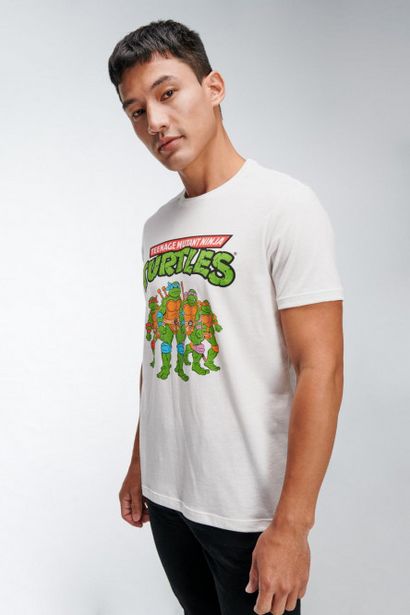 Oferta de Camiseta manga corta estampado de Tortugas Ninja por $8,9 en Koaj