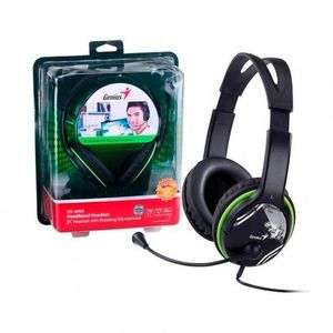 Oferta de Genius -  Auricular HS- 400A con micrófono | Verde por $9,82 en Marcimex
