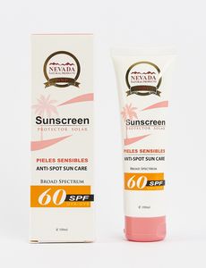 Oferta de Protector Solar Anti-Manchas SunsCreen SPF 60 Nevada por $10 en Moda RM