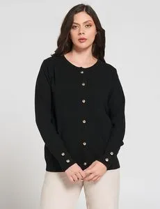 Oferta de Sweater con Botones Negro por $33,9 en Moda RM