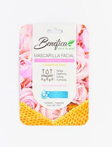 Oferta de Mascarilla Facial Rosas + Miel Benéfica por $1,75 en Moda RM