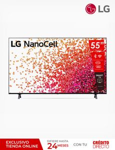 Oferta de LG NanoCell Smart TV 4K 55" por $1 en Moda RM