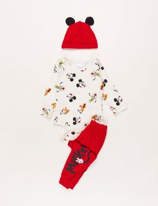 Oferta de Conjunto Buzo + Pantalón + Gorro Mickey Mouse por $19,91 en Moda RM