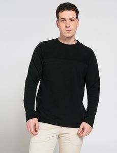 Oferta de Sweater Textura de Rombos Negro por $39,95 en Moda RM
