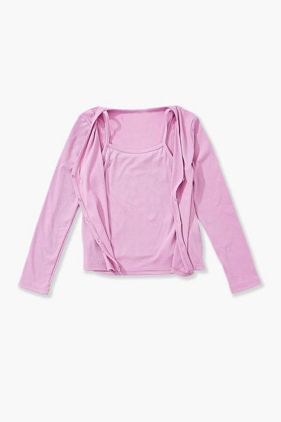 Oferta de Girls Cami & Cardigan Sweater Set (Kids) por $10