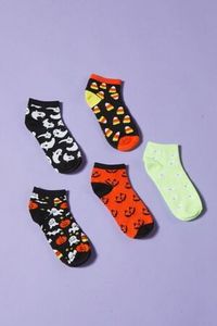 Oferta de Halloween Ankle Sock Set - 5 pack por $2,8 en Forever 21