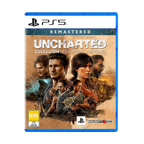 Oferta de PS5 UNCHARTED: Colección Legado de ladrones por $67 en Sony