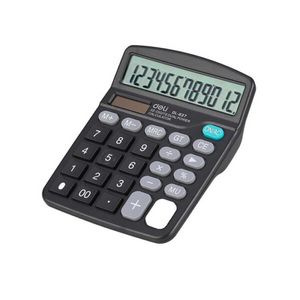 Oferta de  Calculadora Deli Plast 12 Digitos por $5,52 en Juan Marcet