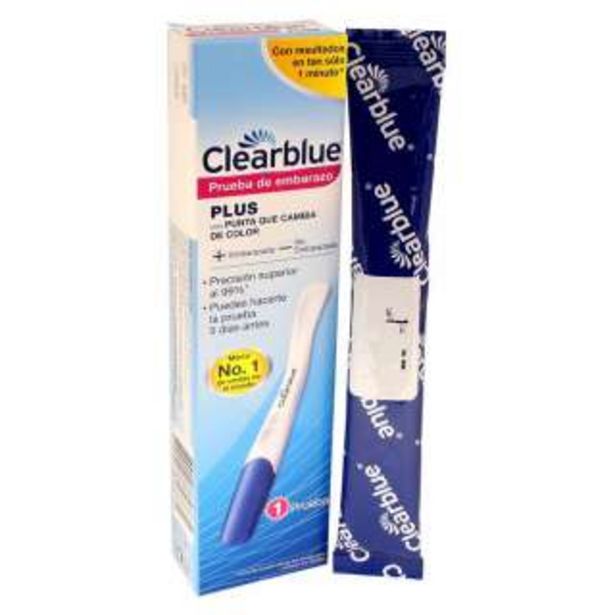 Oferta de Clearblue Prueba Embarazo Plus con 1 Unidad por $7,28