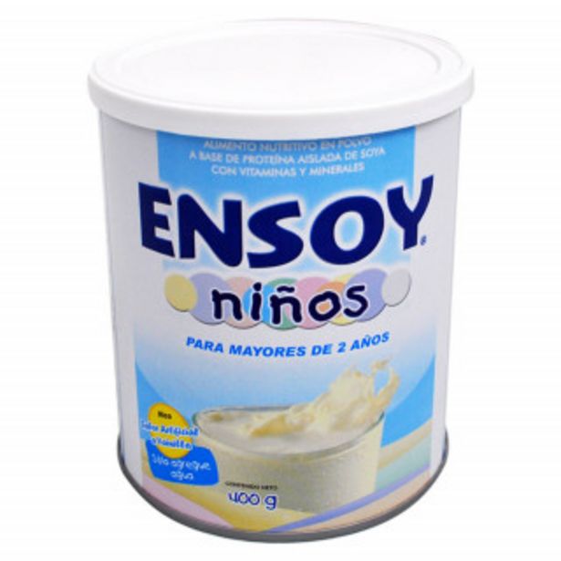 Oferta de Ensoy Ninos Vainilla Lata Con 400 g por $13,68