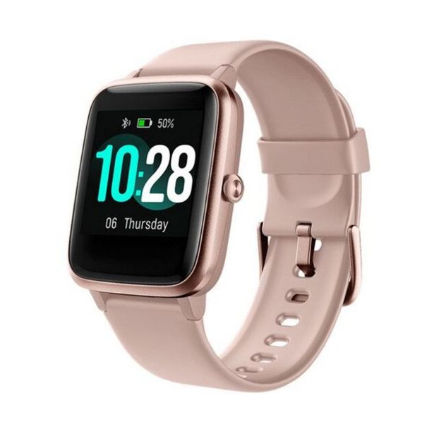 Oferta de Smartwatch Indigo Pink Gold 1.3" por $44