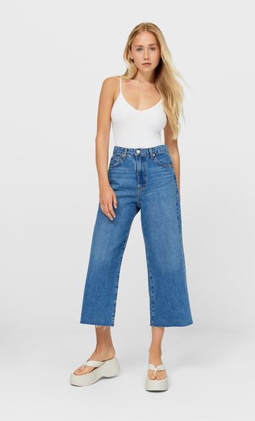 Oferta de Jeans culotte por $45,99