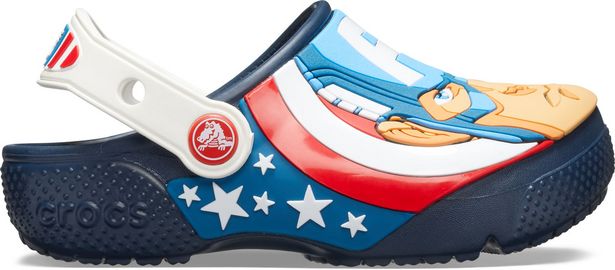 Oferta de FL Captain America Clog K por $26,34 en Crocs