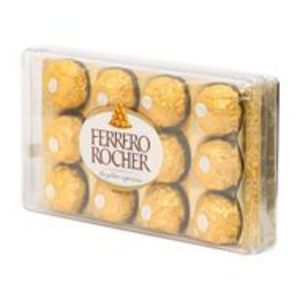 Oferta de Pack 12 Uds Bombones Ferrero Rocher Estuche 150g por $6,45 en Ferrisariato