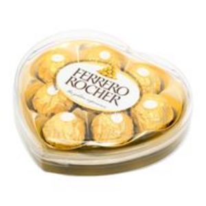 Oferta de Pack 8 Uds Bombones Ferrero Rocher Estuche de Corazón 100g por $6,38 en Ferrisariato
