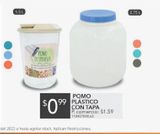 Oferta de Pomo plástico con tapa por $0,99 en Tia