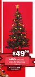 Oferta de Árbol de Navidad 180cm por $49,9 en Tia