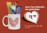 Oferta de Jarro San Valentin con golosinas  por $1,99 en Tia