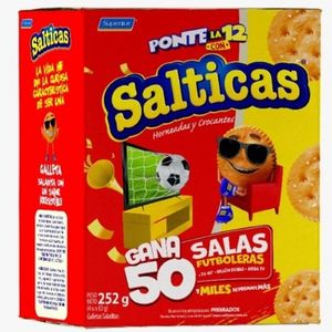 Oferta de Galletas Pack X4 Salticas 252GR por $1,81 en Santa Maria