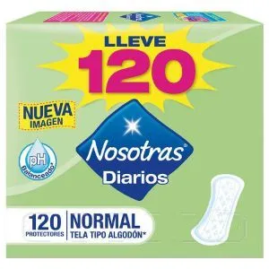Oferta de Protectores Diarios NOSOTRAS Normal x 120 unds por $6,12 en Pharmacy's