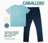 Oferta de Camiseta para Caballero + Pantalón por $19,99 en Tia