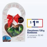 Oferta de Chocolovers 120g Bombones por $1,99 en Tia