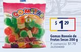 Oferta de Gomas Ronnie de Frutas Secas 200g por $1,29 en Tia