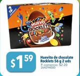 Oferta de Huevitos de chocolate Rocklets 56g 2un por $1,59 en Tia
