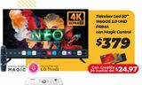 Oferta de Televisor Led 50" webOS 5.0 UHD Prima por $379 en Tia