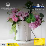 Oferta de Banco del Pichincha | 15% de descuento en flores | 15/3/2023 - 29/3/2023